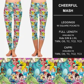 Cheerful Mash Leggings with Pockets