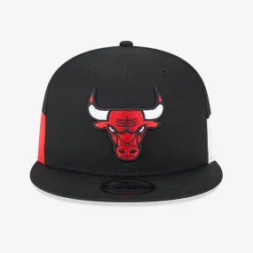 Chicago Bulls Multi Patch Black 9FIFTY Snapback Cap 'Black'