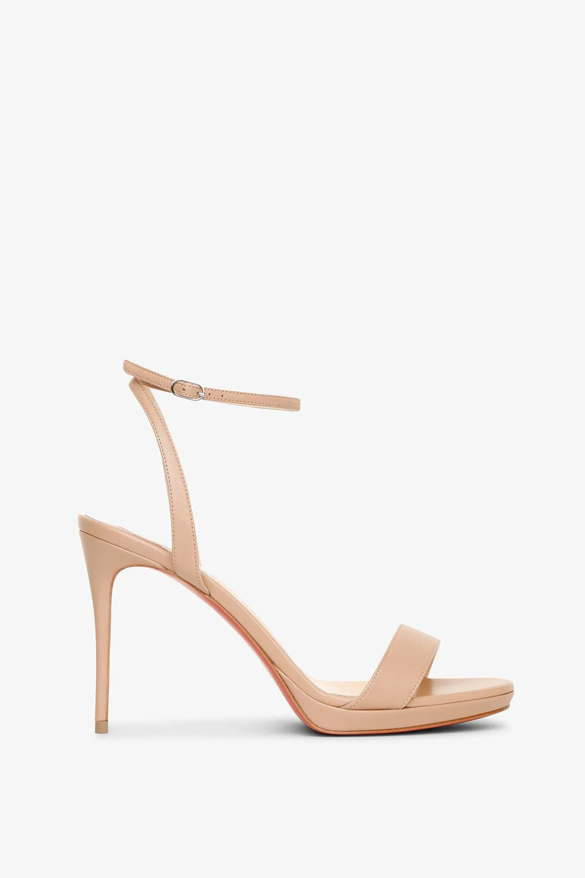 Christian Louboutin Loubi Queen 100 Nude Sandals