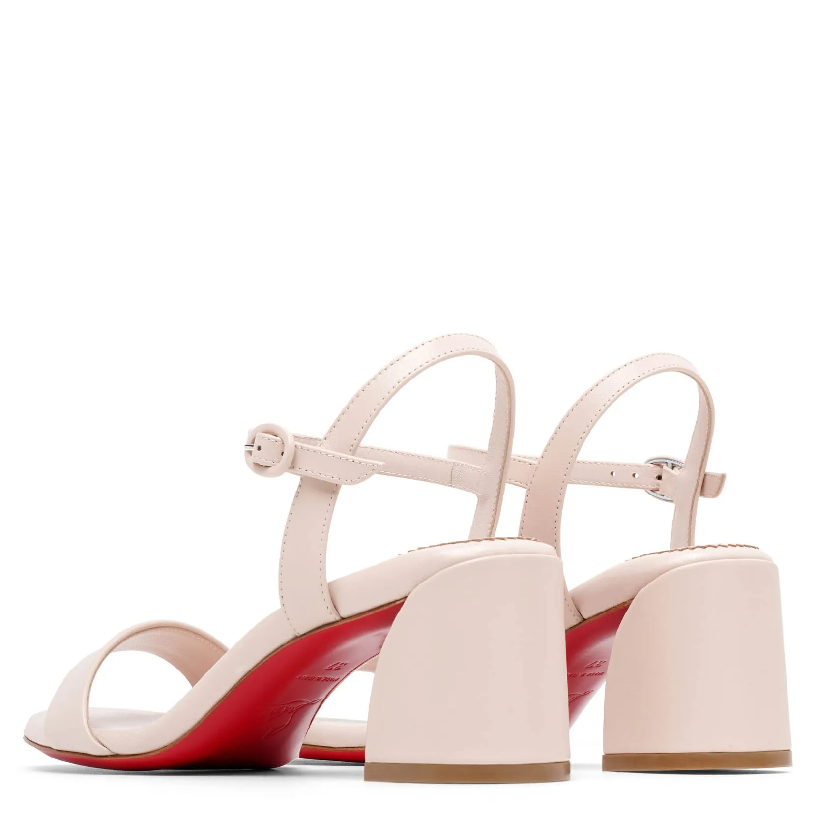 Christian Louboutin Miss Jane 55 Beige Leather Sandals