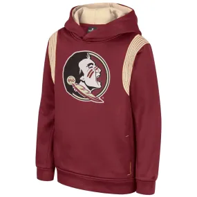 Colosseum Youth Seminole Logo Hoodie - Garnet/Gold