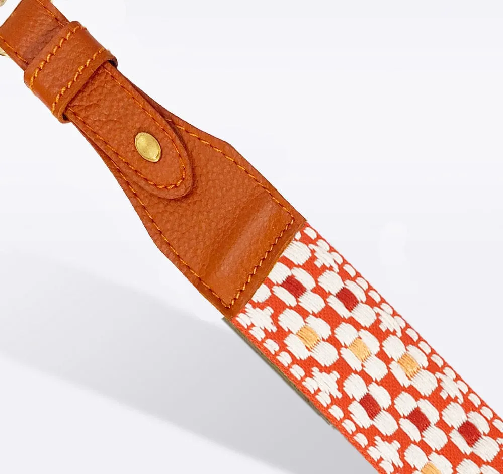 Coral Coat of Arms Shoulder Bag Strap