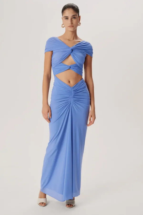 Cornflower Blue Maxi Dress