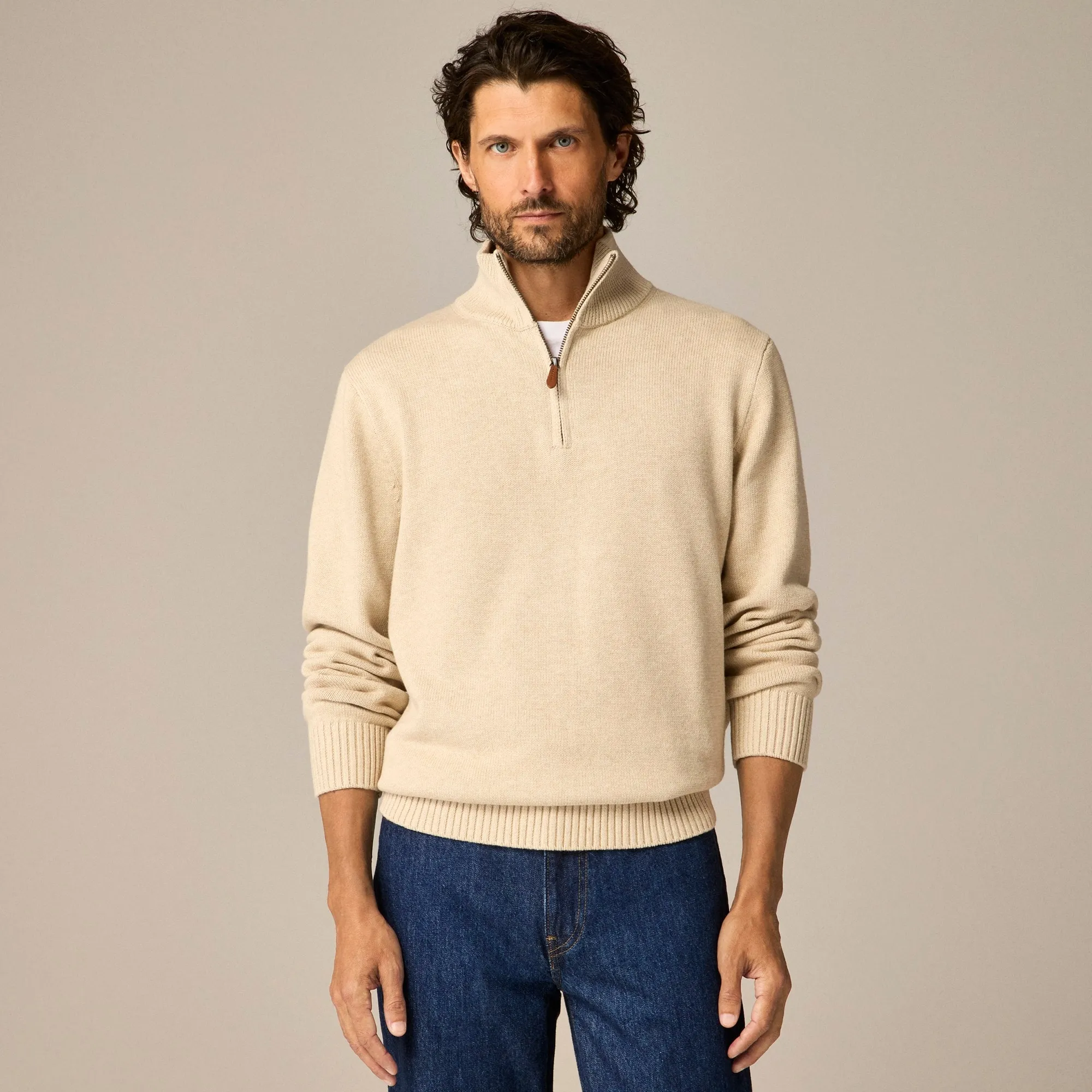 Cotton Heritage Half-zip Sweater