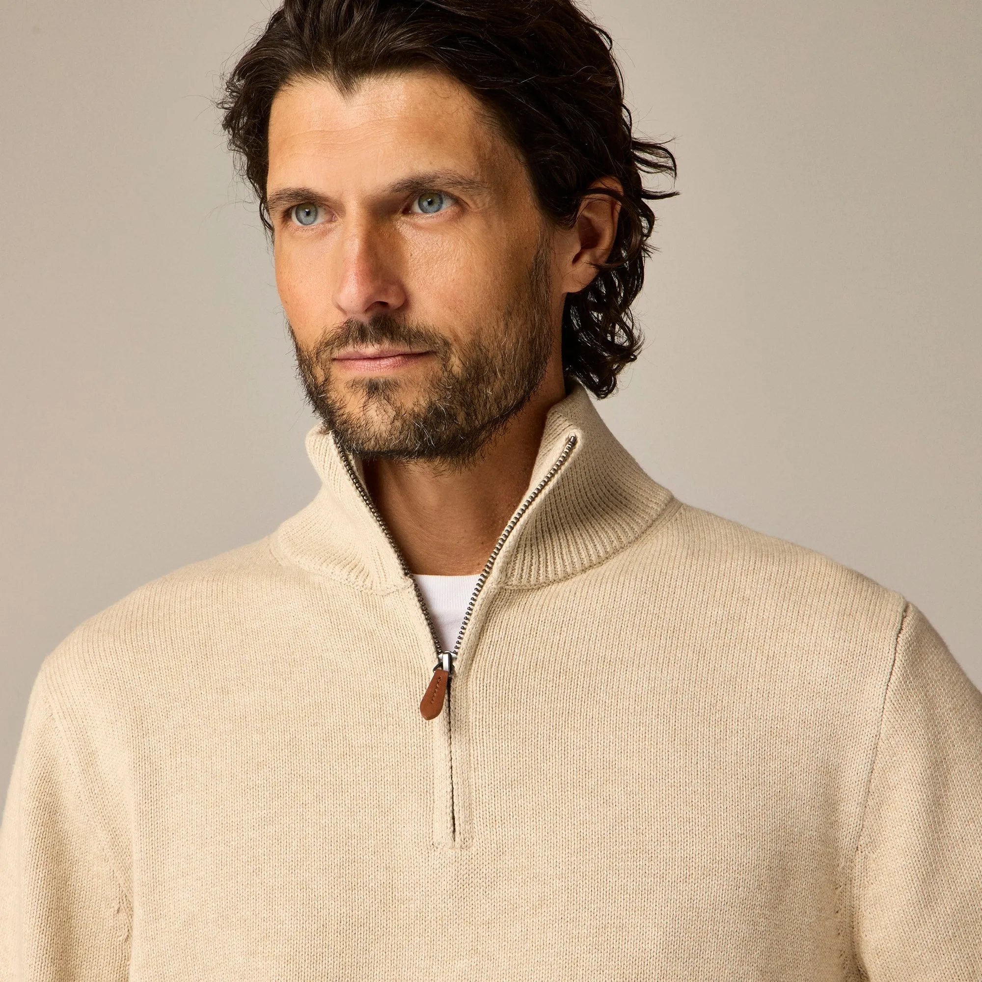 Cotton Heritage Half-zip Sweater