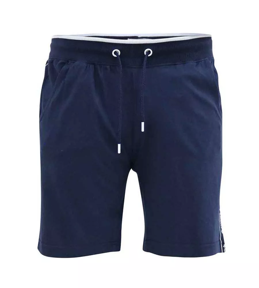 D555 Big Mens Branded Side Panel Couture Shorts (BRANTHAM)