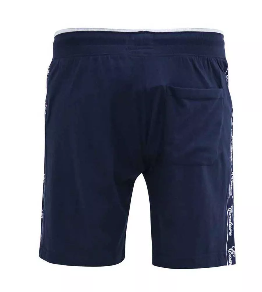 D555 Big Mens Branded Side Panel Couture Shorts (BRANTHAM)