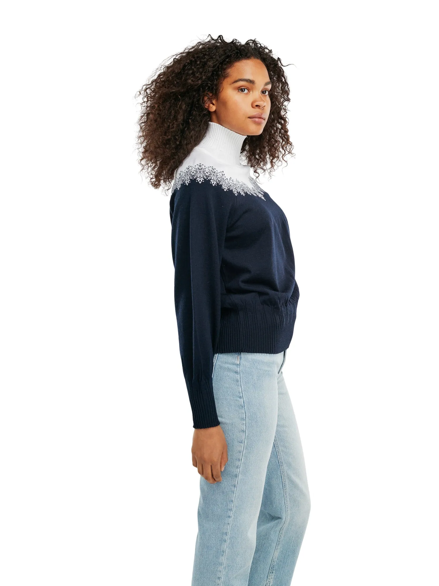 Dale of Norway Isfrid Sweater Women's Navy - Shop Now