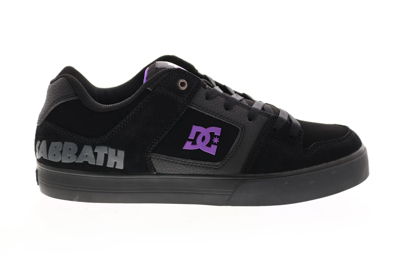 DC Black Sabbath Pure Men's Black Collaboration Limited Sneakers Shoes