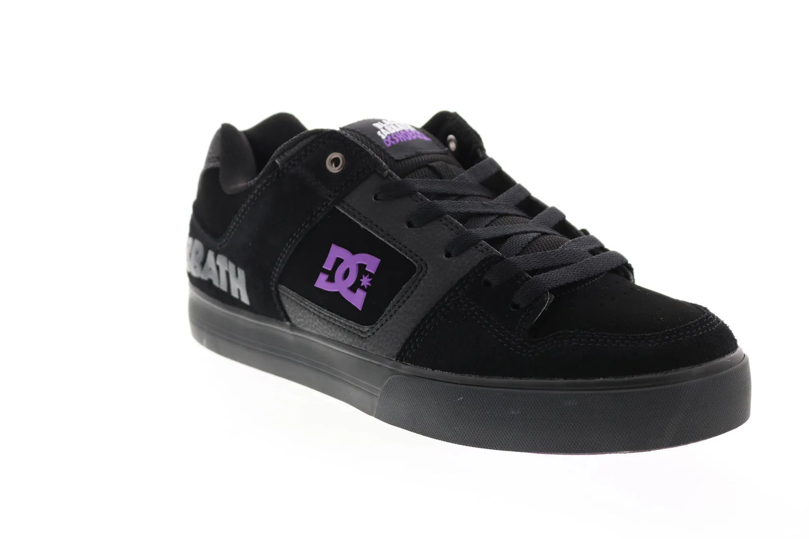 DC Black Sabbath Pure Men's Black Collaboration Limited Sneakers Shoes