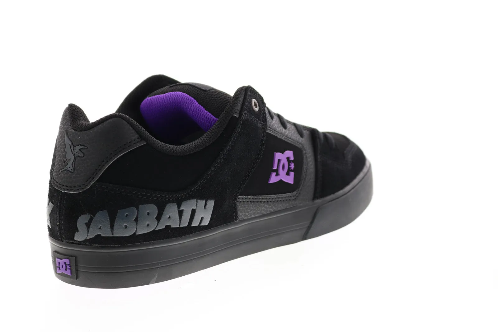 DC Black Sabbath Pure Men's Black Collaboration Limited Sneakers Shoes