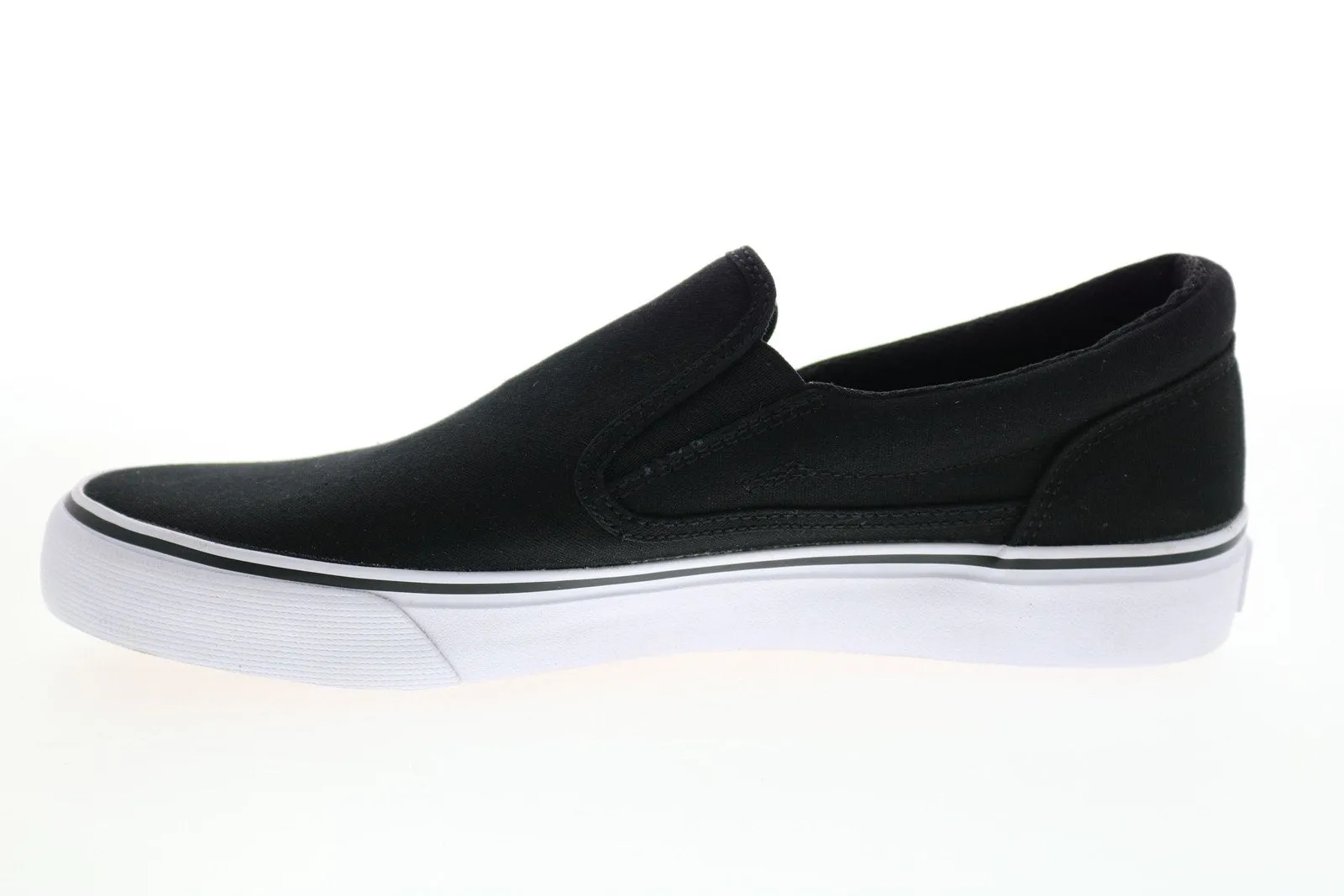 DC Trase Slip-On Canvas Skate Sneakers - Men's Black ADYS300184