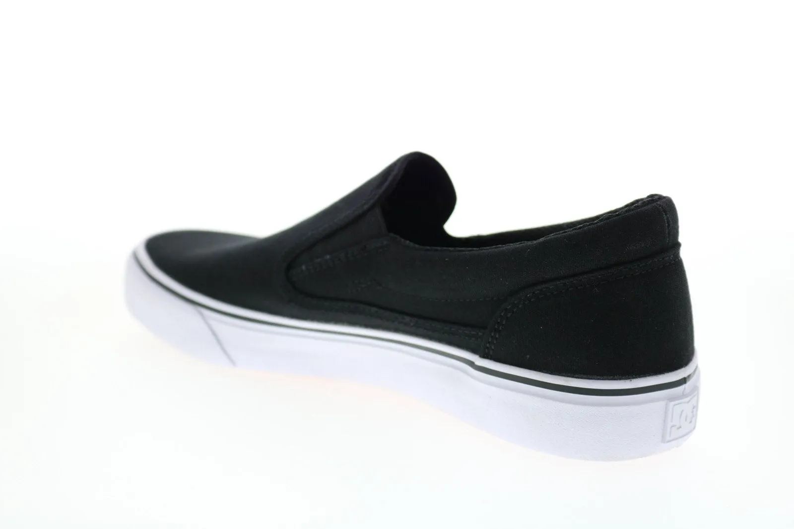 DC Trase Slip-On Canvas Skate Sneakers - Men's Black ADYS300184