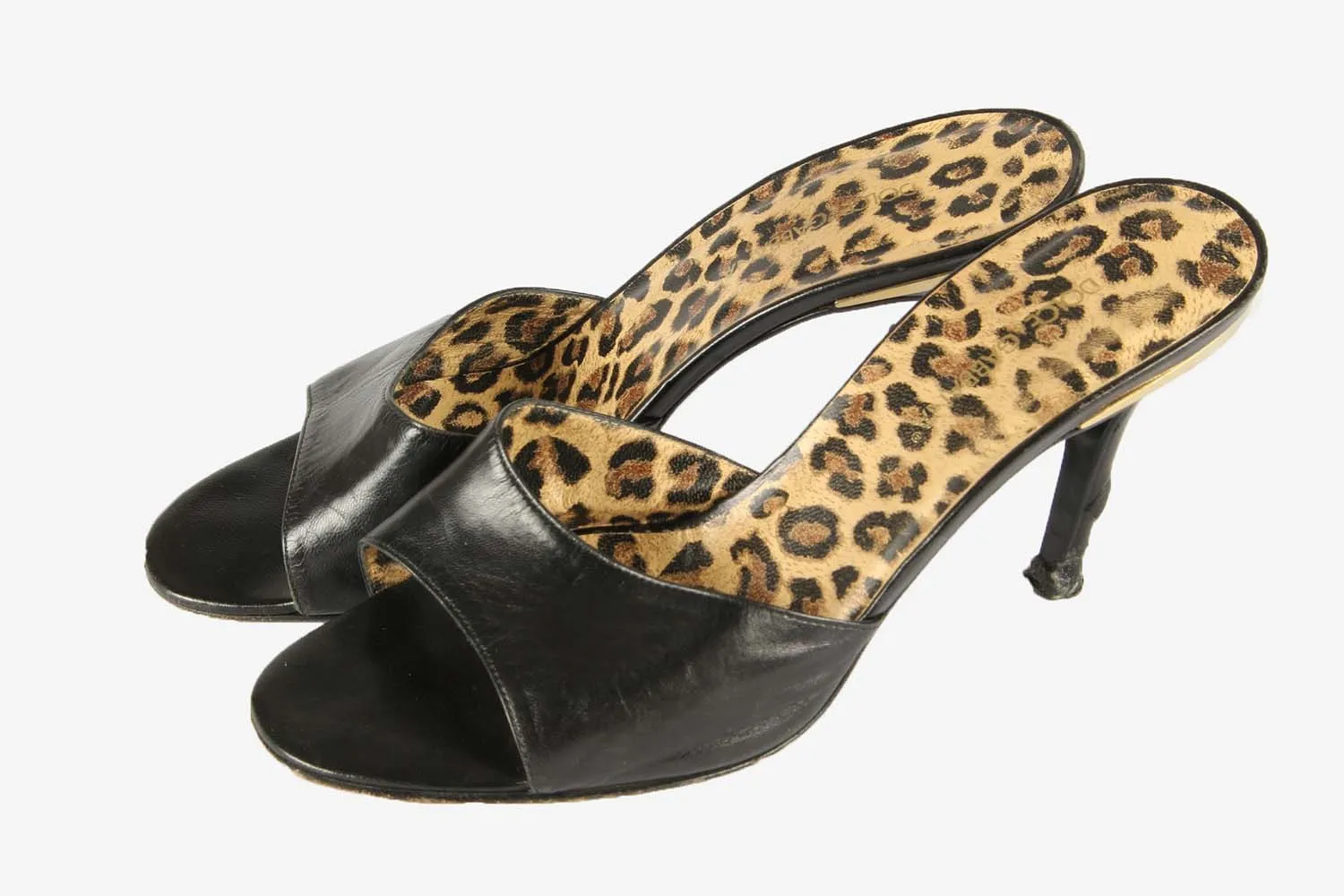 Dolce&Gabbana Open Toe Mule Animal Print Women’s Shoes Size 38 ( UK 5 ) - Pepper Tree London