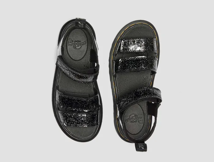 Glitter Sandals Klaire for Junior by Dr. Martens