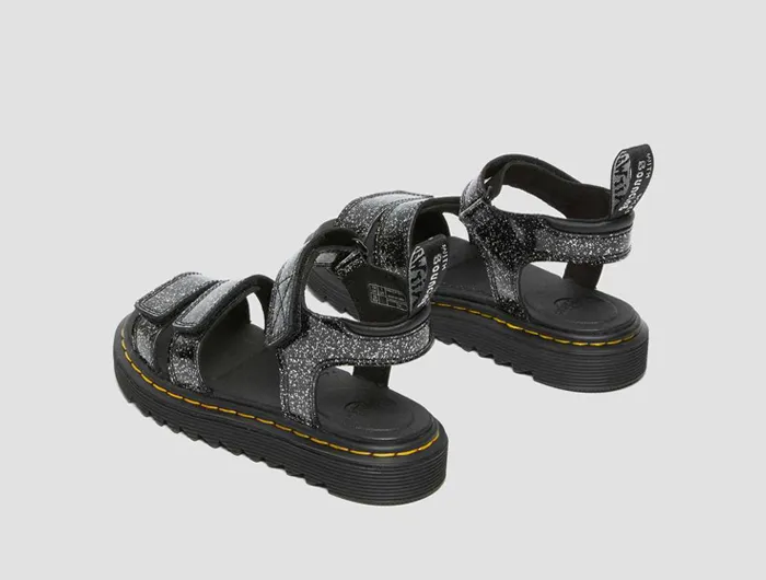 Glitter Sandals Klaire for Junior by Dr. Martens