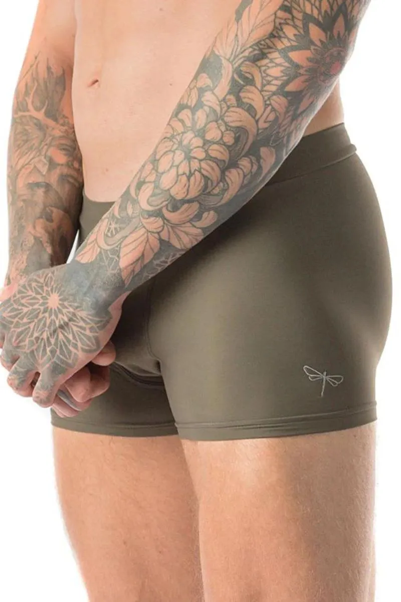 Dragonfly Mike Shorts in Khaki Color