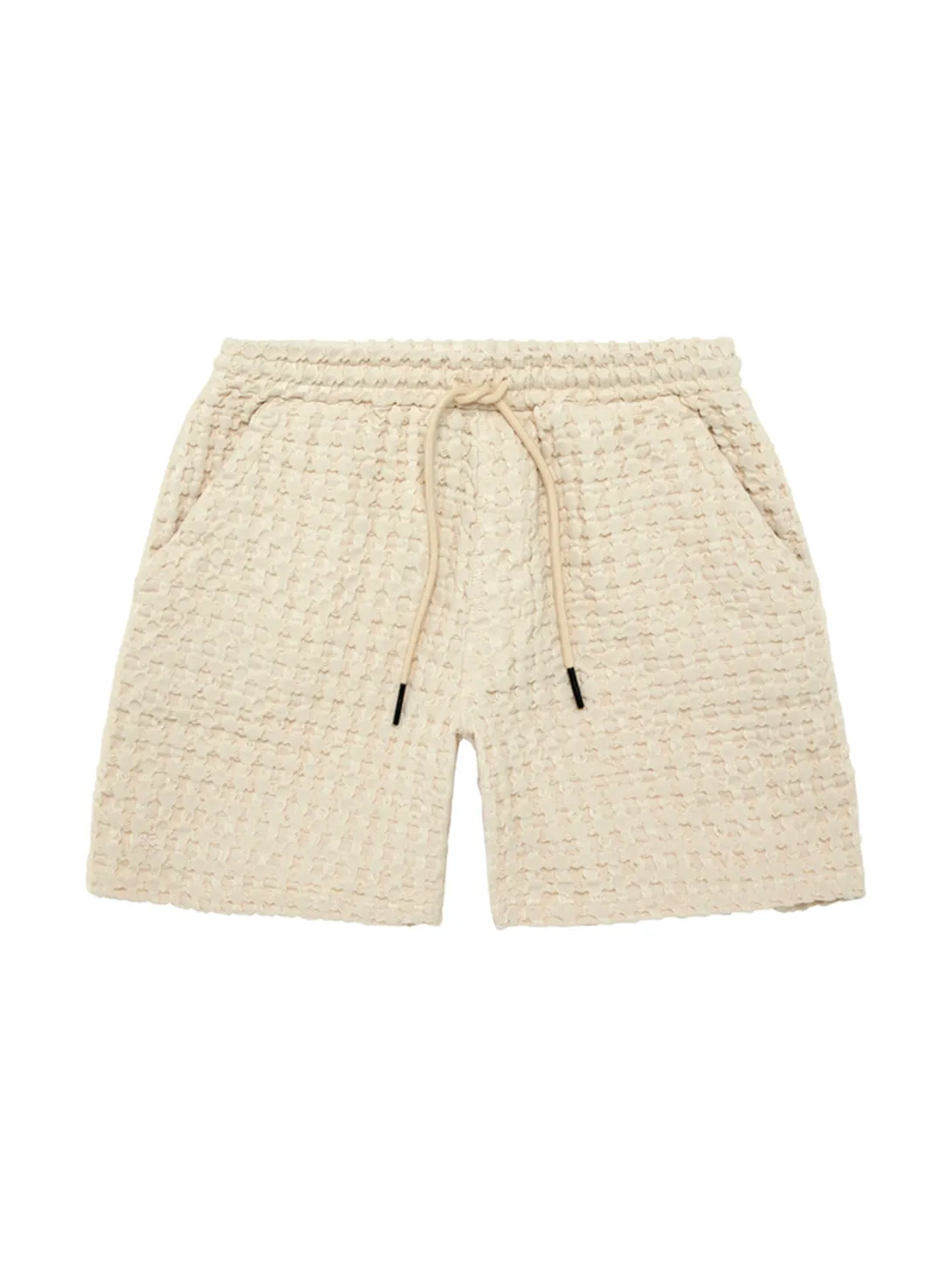 Ecru Porto Waffle Shorts