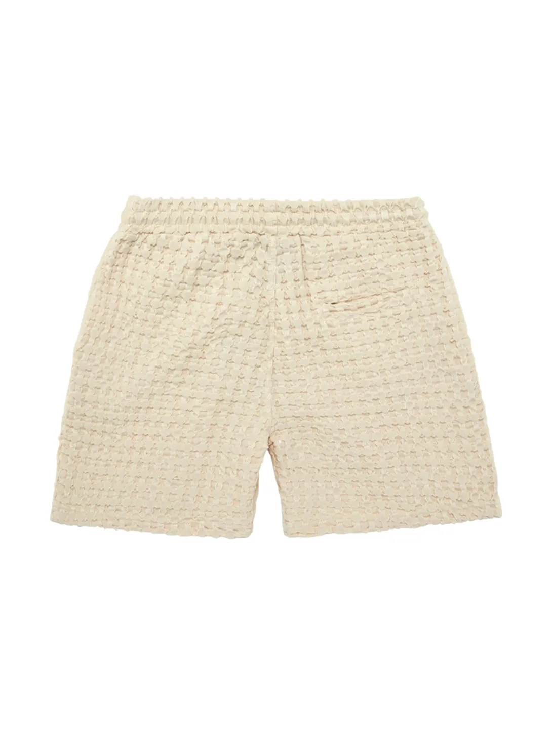 Ecru Porto Waffle Shorts