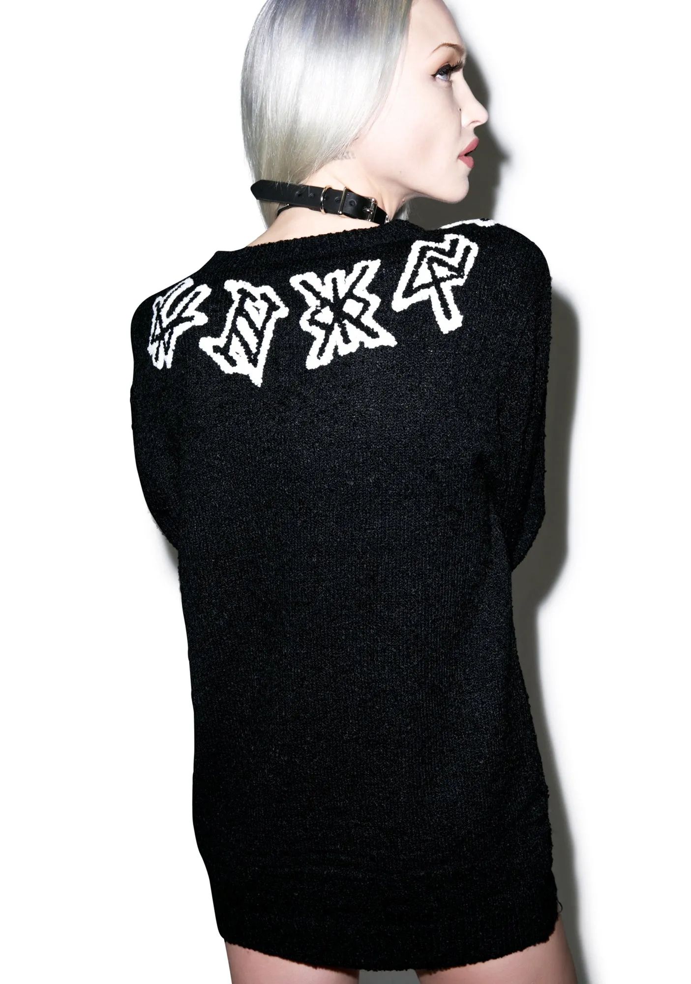 Embroidered Logo Sweater