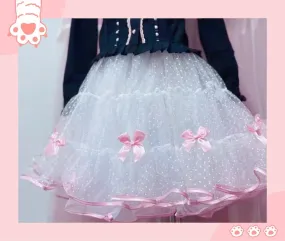 Fluffy bunny petticoat crinoline tulle skirt