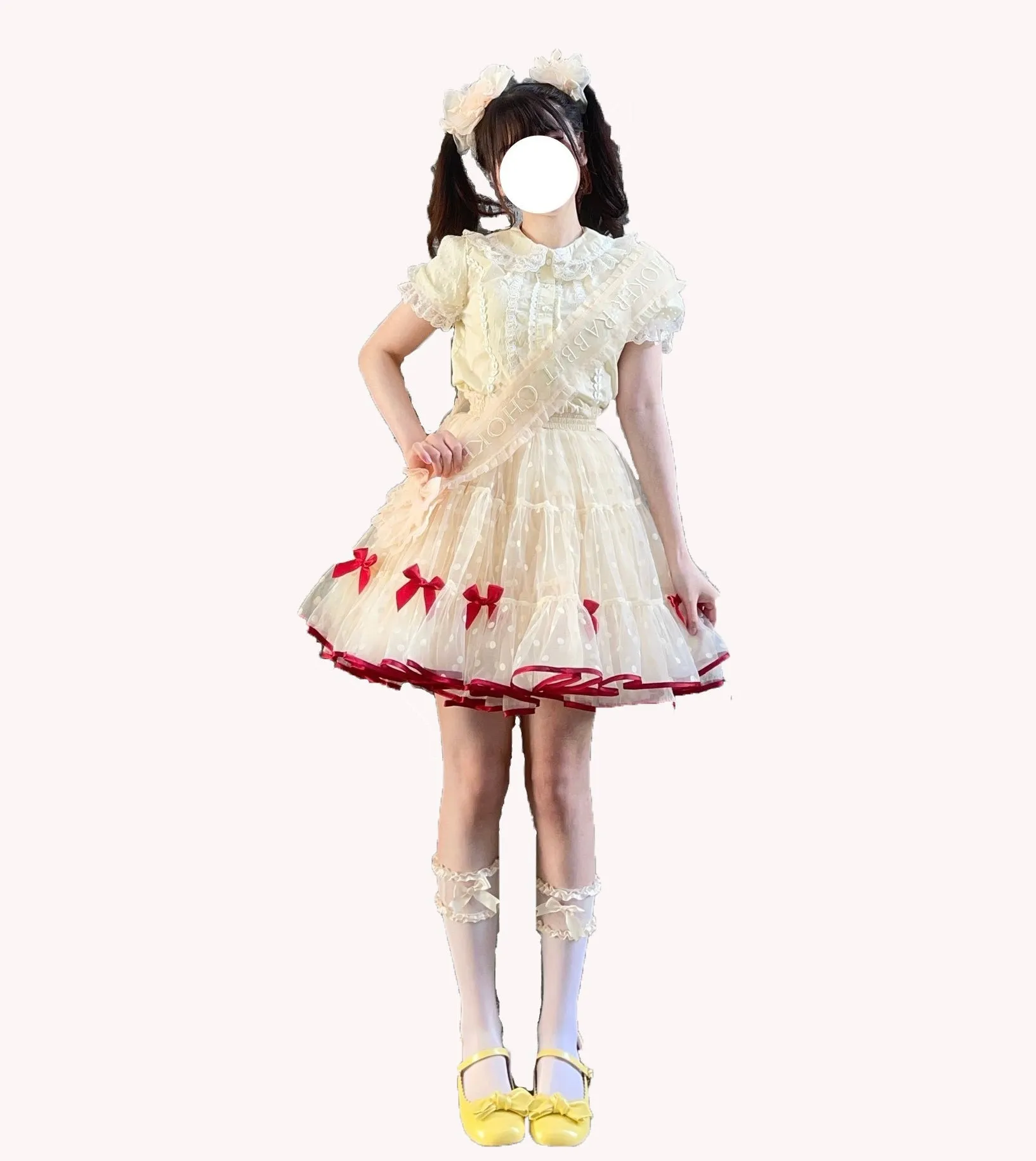 Fluffy bunny petticoat crinoline tulle skirt