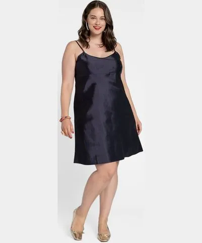 Navy Slip Dress from Frances Valentine