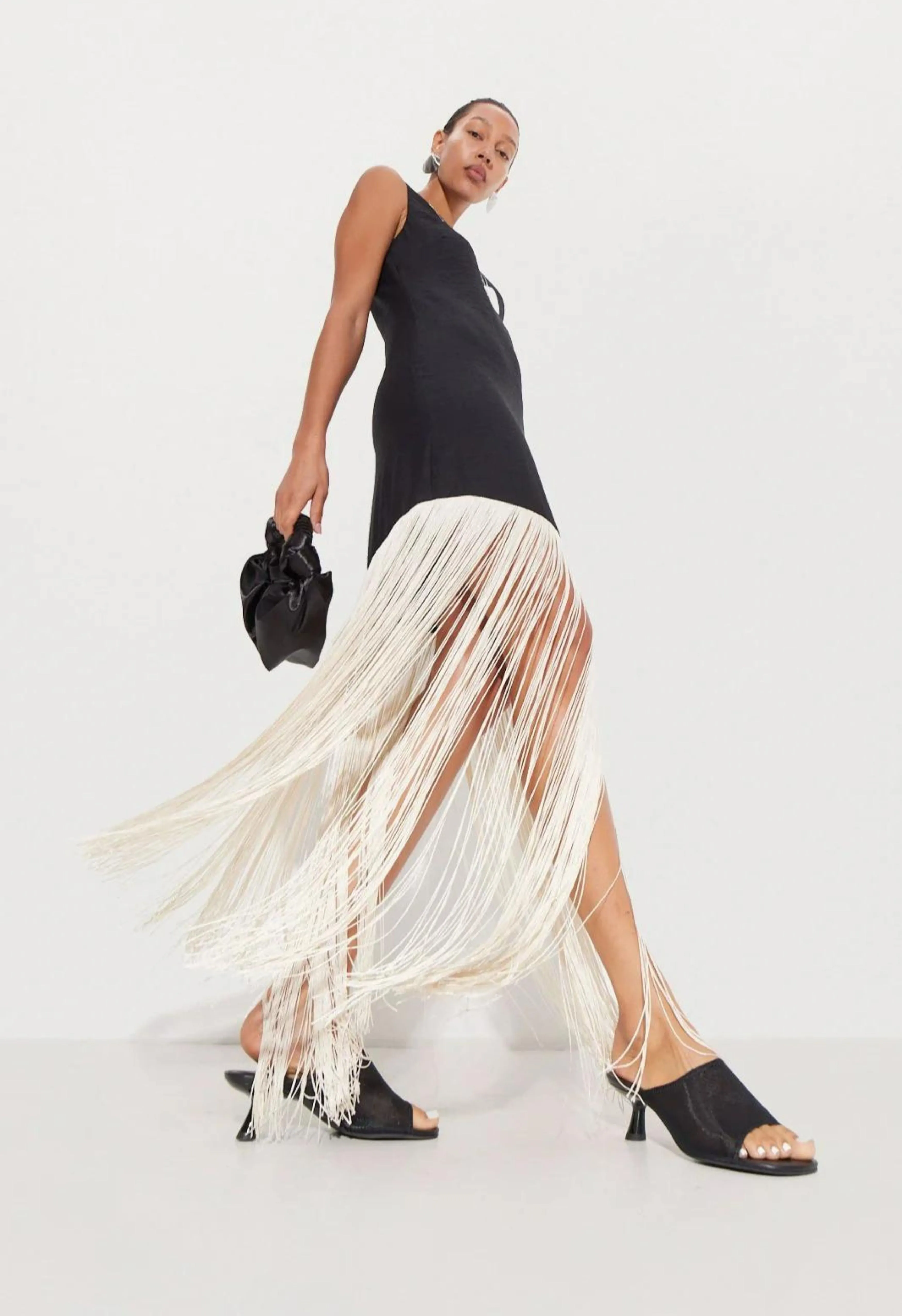 Fringed Dress in Casablanca