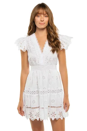 Gaiola Embroidered Mini Dress - Unique Fashion Boutique