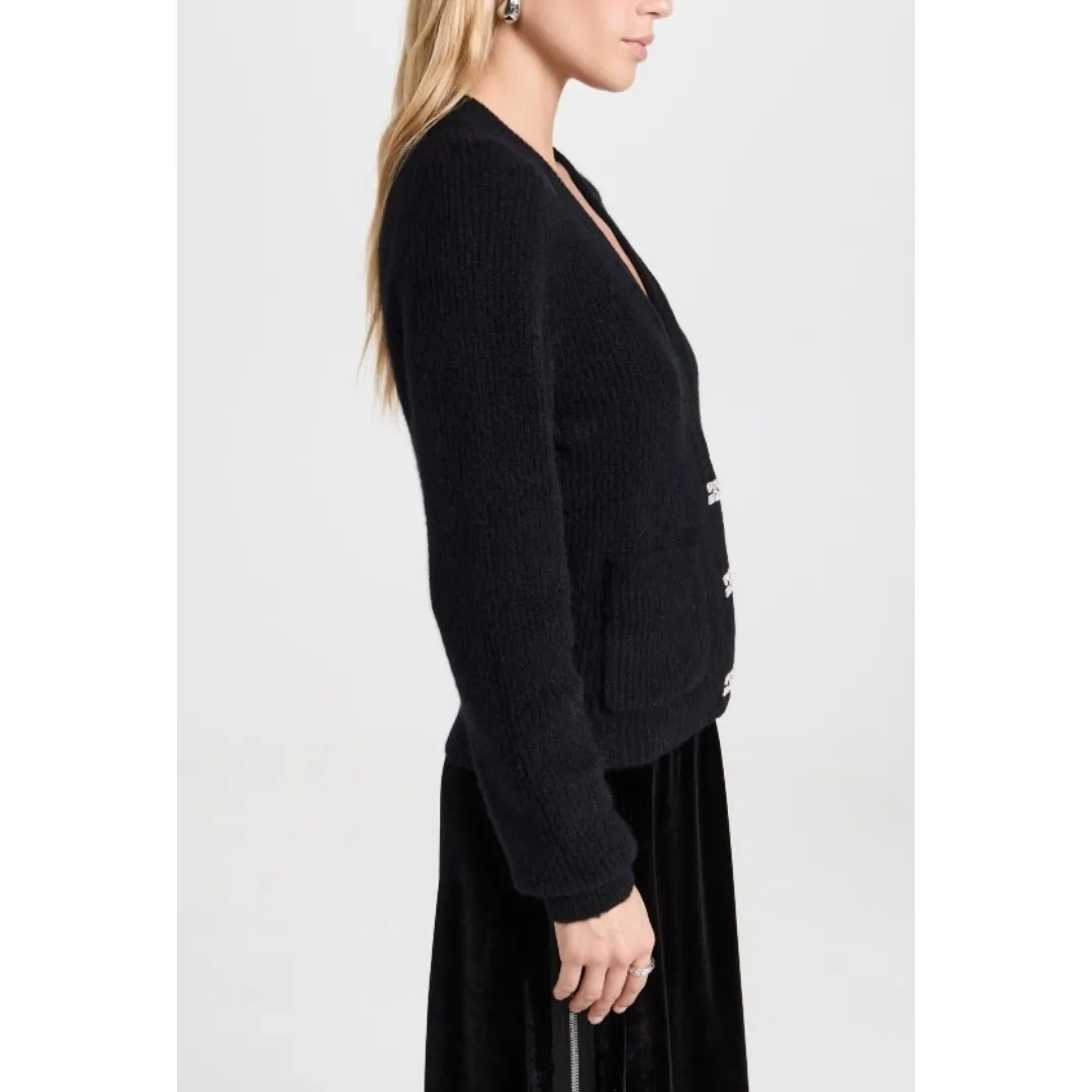 Ganni Casual Long-Sleeve Plain Oversized Logo Office Style