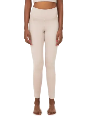 Girlfriend Collective High-waisted Leggings in Beige