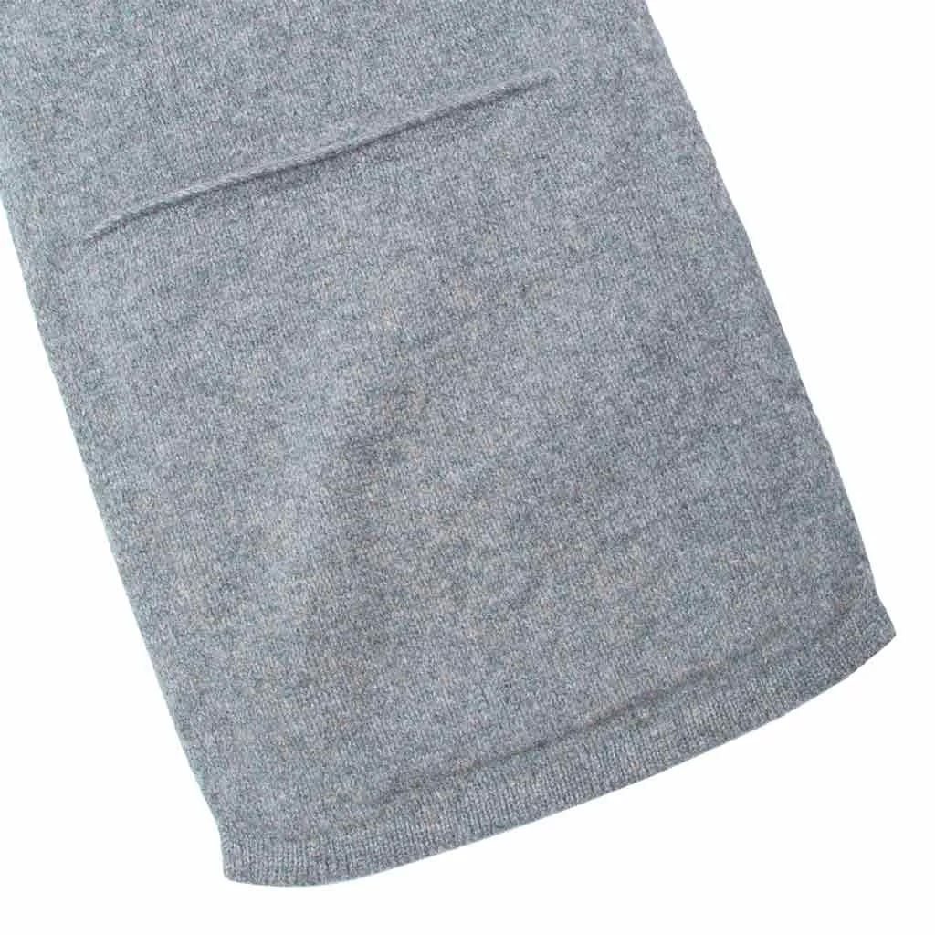 Grey Mix Lambswool Pocket Scarf - Lost & Found