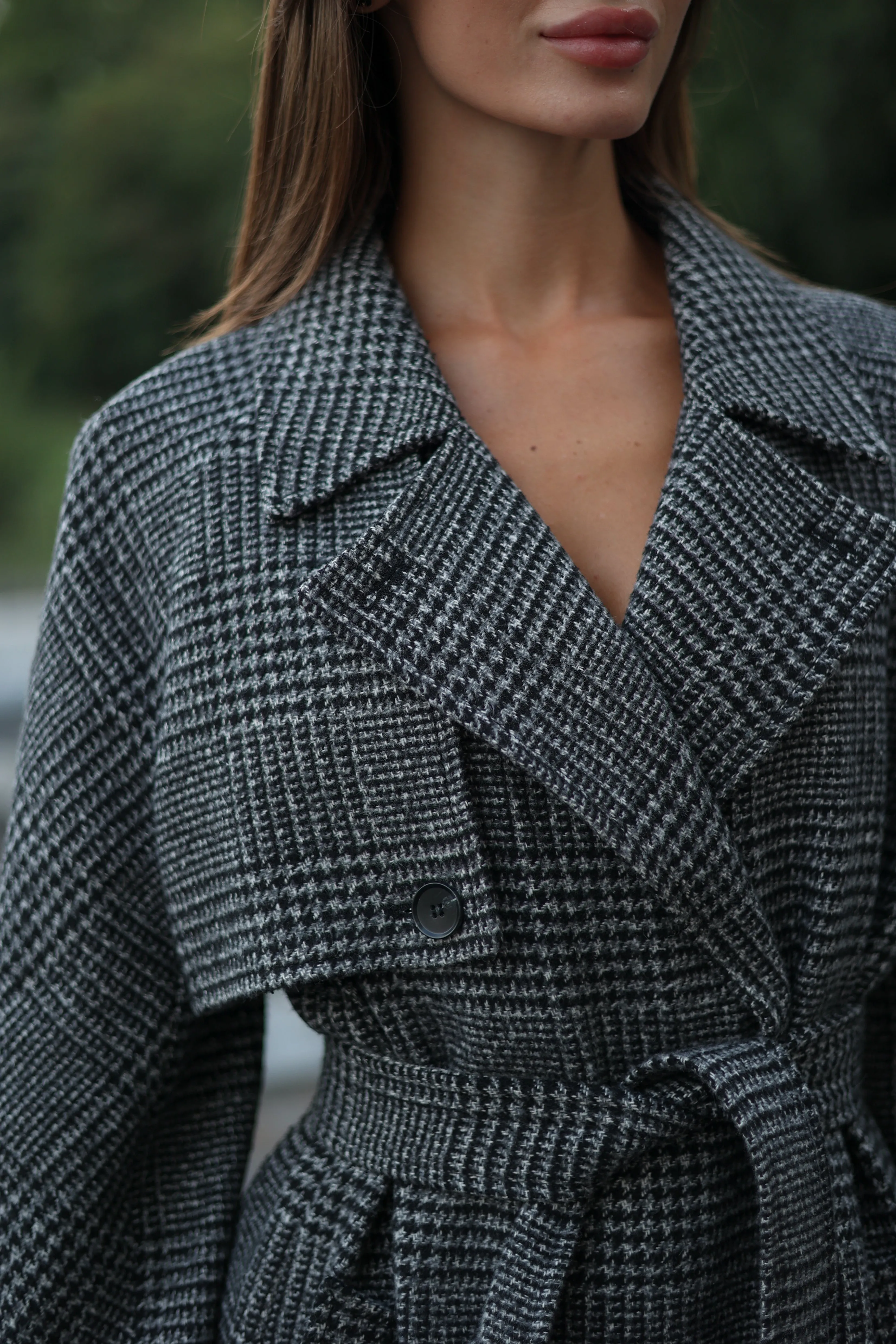 Grey Tessera Classic Wool Blend Coat