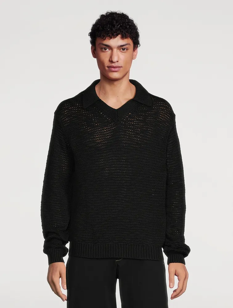 HELMUT LANG Zach Polo Sweater