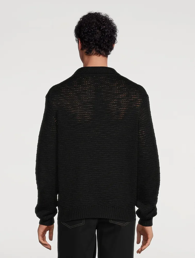 HELMUT LANG Zach Polo Sweater