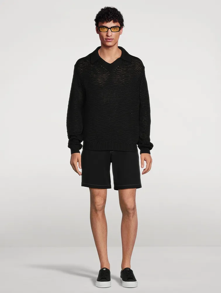 HELMUT LANG Zach Polo Sweater