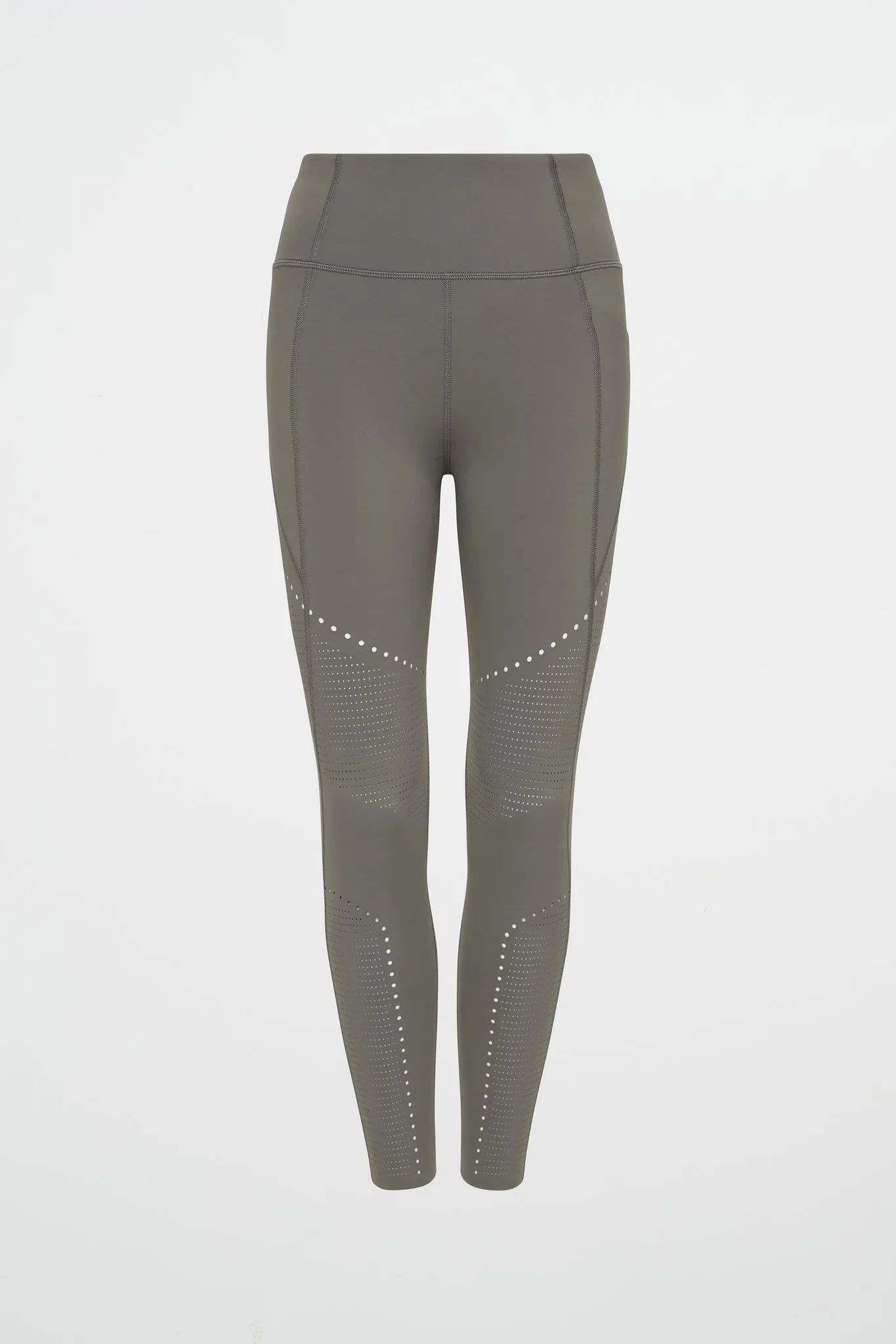 High Waisted Perforated 7/8 Legging 227