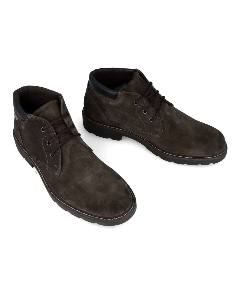 Imac 450739 Men's Suede Leather Ankle Boots