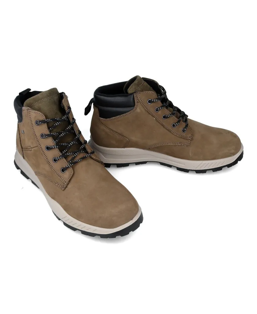 Imac 452208 Casual Leather Boots with Laces