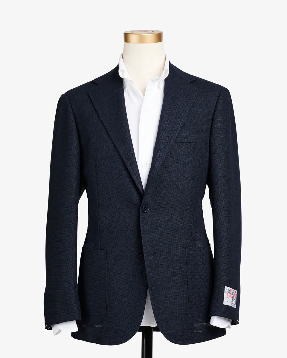 Indigo Wool Balloon Sport Coat