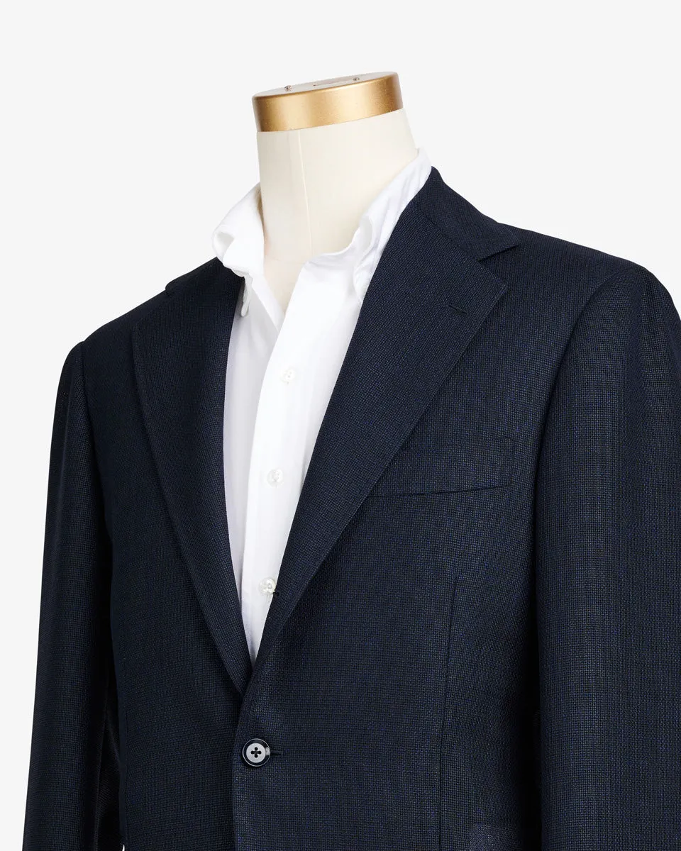 Indigo Wool Balloon Sport Coat