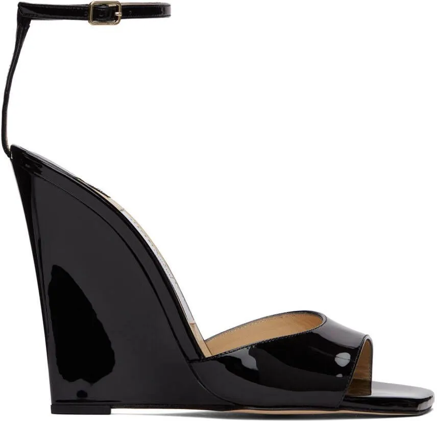 Jimmy Choo Brien 110 Heeled Sandals in Black