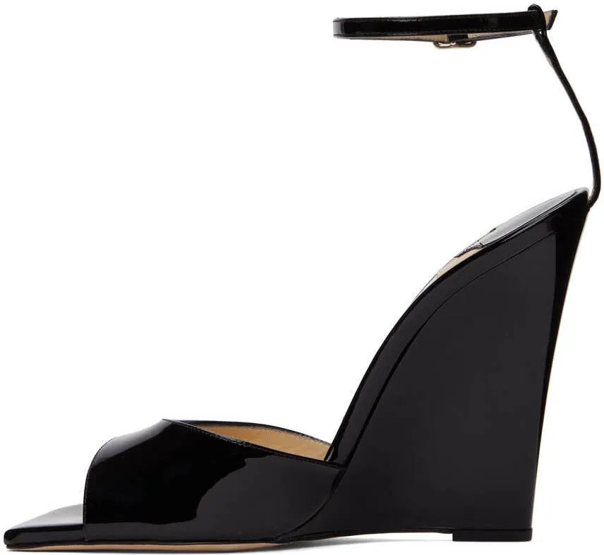 Jimmy Choo Brien 110 Heeled Sandals in Black