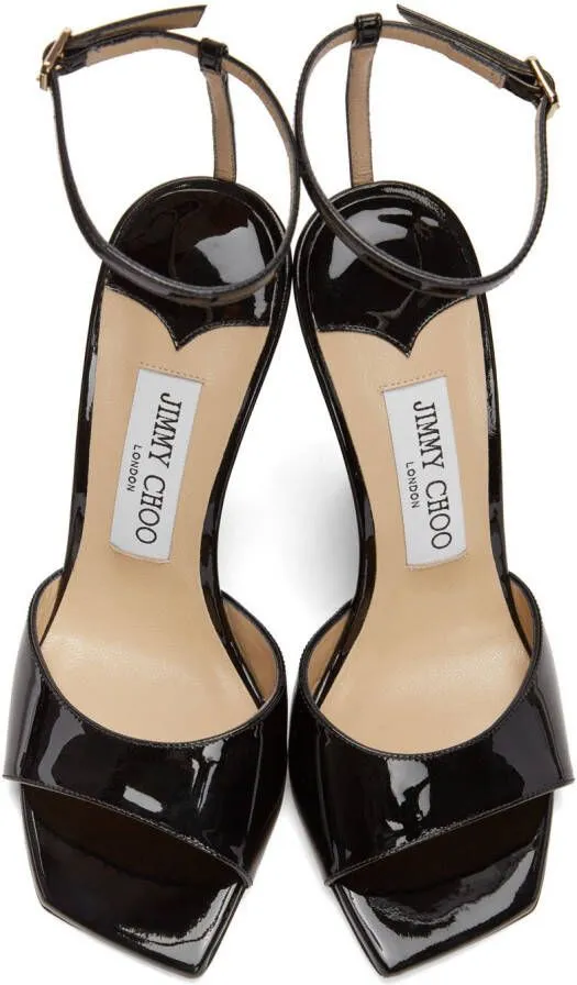 Jimmy Choo Brien 110 Heeled Sandals in Black