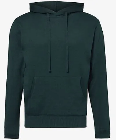 John Smedley Rainforest Cotton Hoody Mens Regular-fit Drawstring-hood