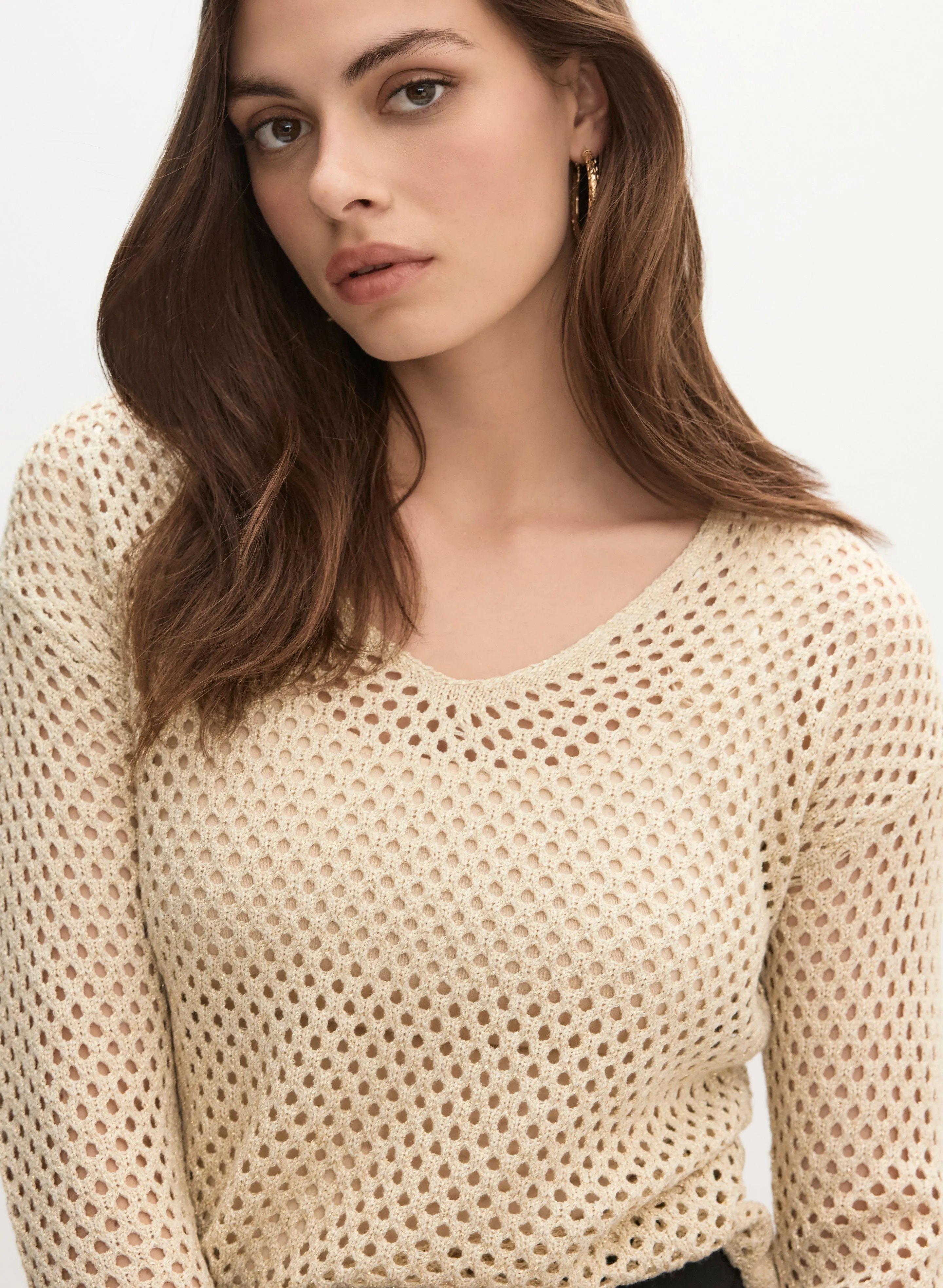 Knit Pullover Sweater.