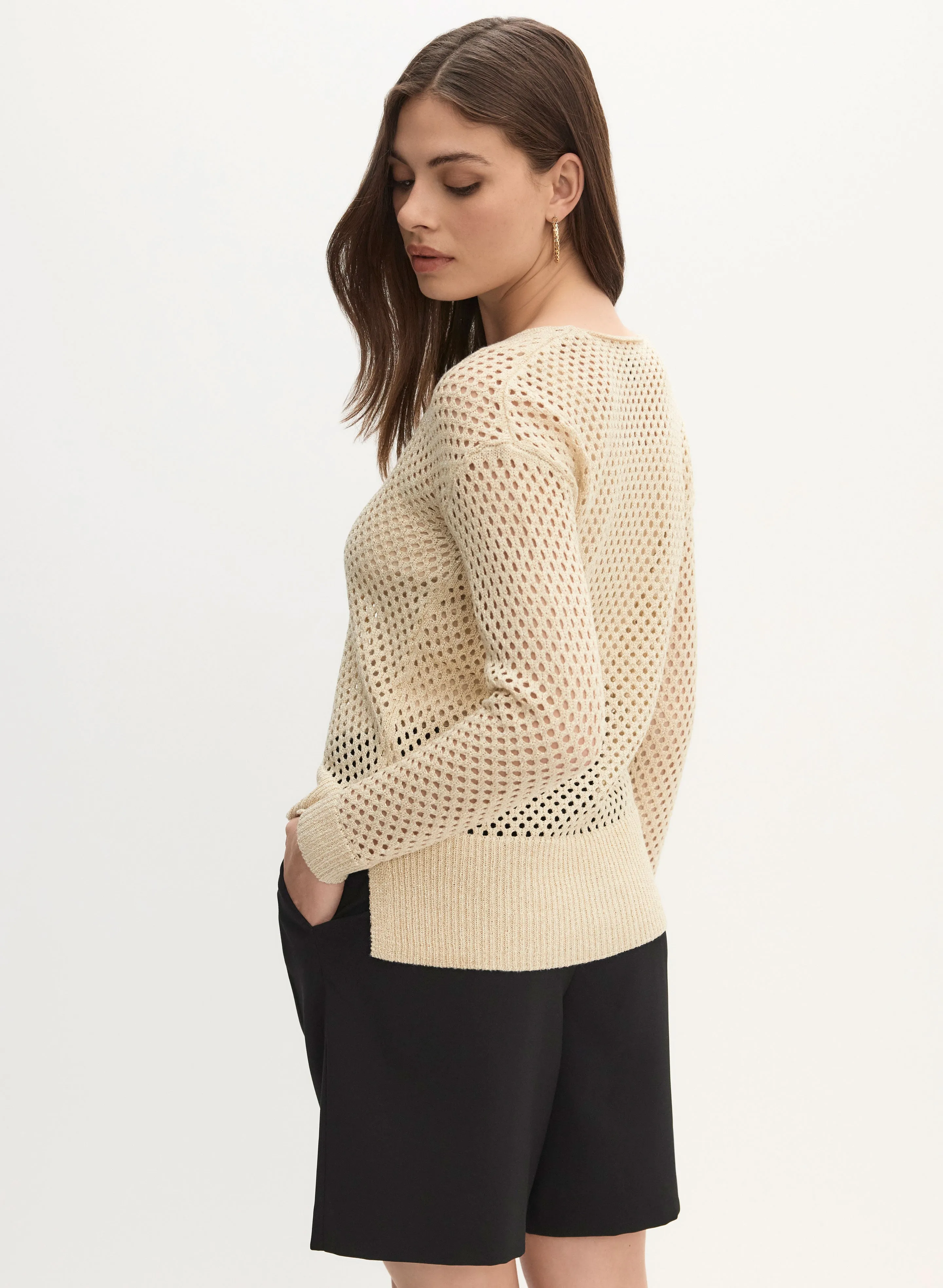 Knit Pullover Sweater.