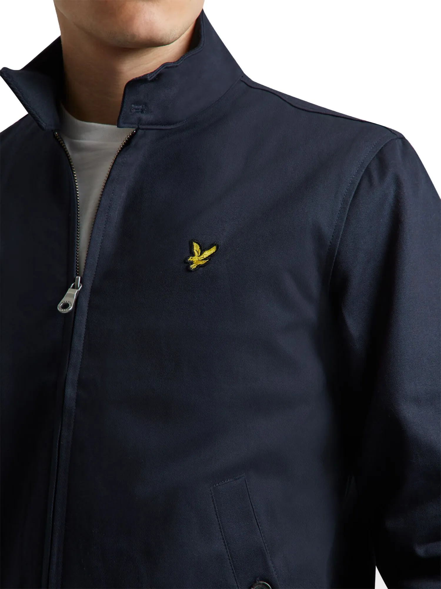 Lyle and Scott Navy Casual Harrington Jacket