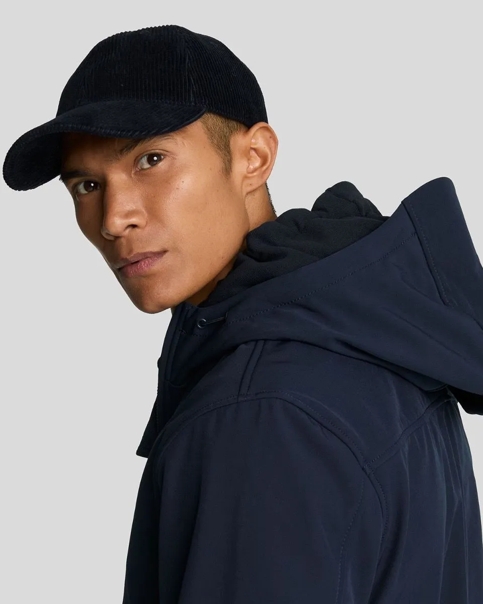 Dark Navy Lyle & Scott Softshell Jacket with Fleece Back