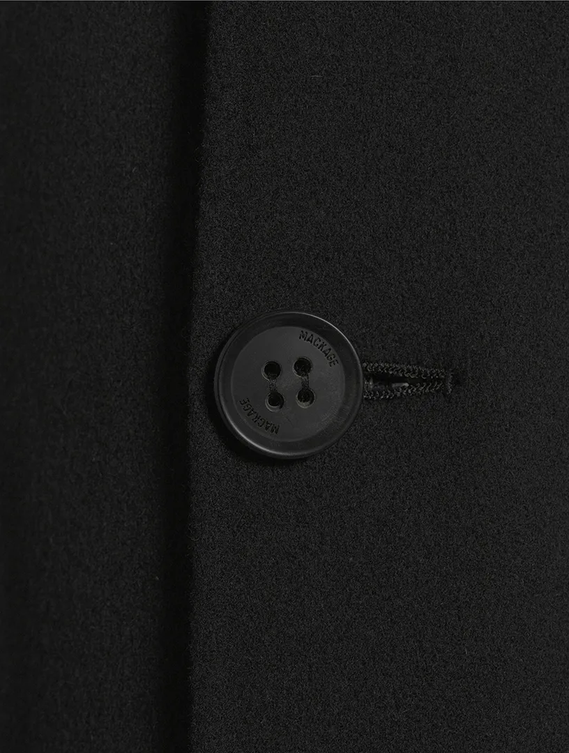 MACKAGE Joshua Wool Coat in Double-Face Design